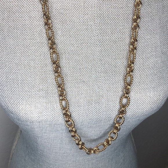 Betsey Johnson Goldtone Long Chain Necklace - Picture 2 of 4